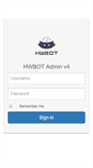 Mobile Screenshot of admin.hwbot.org